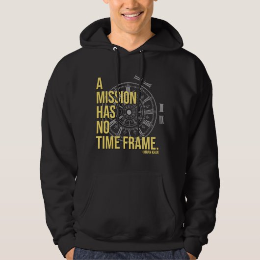 Man op een missie hoodie (Voorkant)
