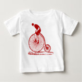 Man op een Penny Farthing - Ruby Red (Voorkant)
