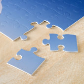 Man op een snowboard die van een kraanhuis springt legpuzzel (Zijkant)