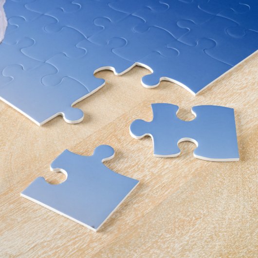 Man op een snowboard die van een kraanhuis springt legpuzzel (Zijkant)