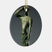 Man op gebed, Archaic Greek bronze sculptuur Keramisch Ornament (Rechts)