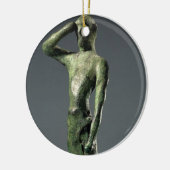 Man op gebed, Archaic Greek bronze sculptuur Keramisch Ornament (Links)