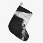 MAN OP GROTE WAVELEN KLEINE KERSTSOK (Voorkant (Hangend))
