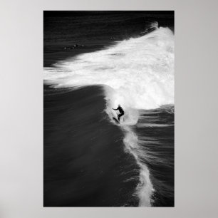 MAN OP GROTE WAVELEN POSTER