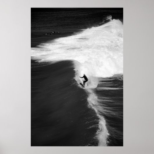 MAN OP GROTE WAVELEN POSTER (Voorkant)