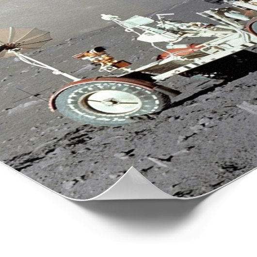 Man op het Poster Moon (Hoek)