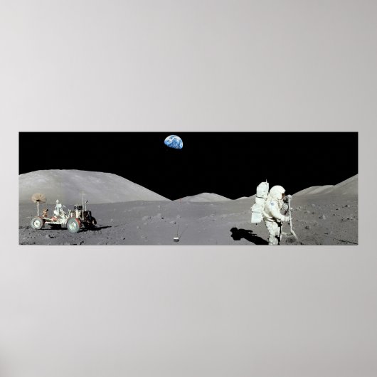 Man op het Poster Moon (Voorkant)