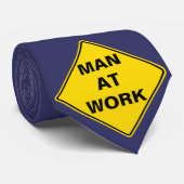 Man op het werk stropdas (Opgerold)