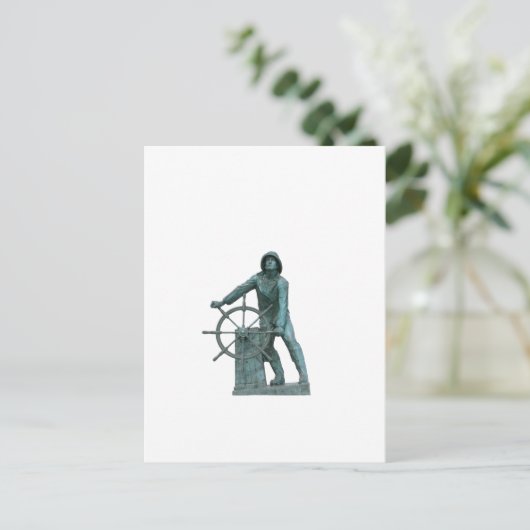 Man op het wielLogo Briefkaart (Staand voorkant)