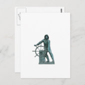 Man op het wielLogo Briefkaart (Voorkant / Achterkant)