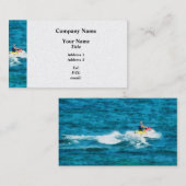 Man op jetski - Platinum Visitekaartje (Voorkant / Achterkant)
