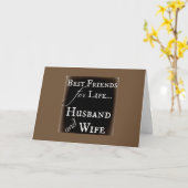 ***MAN*** OP ONZE TROUWDAg **IK HOU VAN JE** Kaart (Gele Bloem)