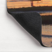 Man op Paddle Board in Cape Cod Mousepad Muismat (Hoek)