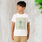 Man op rollerskates t-shirt