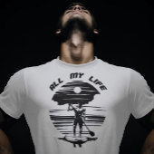 Man op sup paddle board - SUP - Heel mijn leven T-shirt