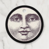  man op volle maan bedankjes labels (Voorkant)