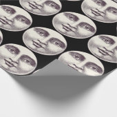  man op volle maan cadeaupapier (Hoek)