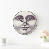 man op volle maan grote klok (Huis)