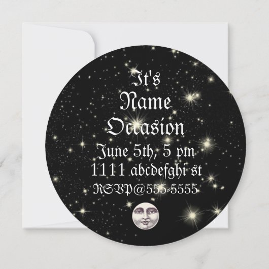  man op volle maan kaart (Achterkant)