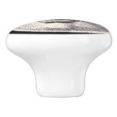 man op volle maan keramische knop (Zijkant)