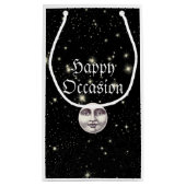 man op volle maan klein cadeauzakje (Achterkant)