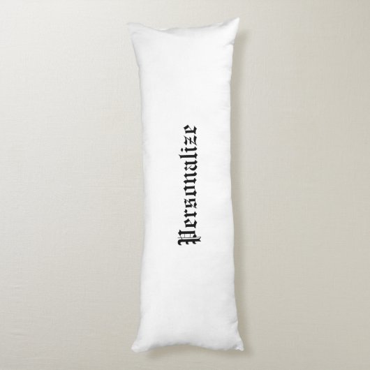 man op volle maan lichaamskussen (Achterkant (Verticaal))