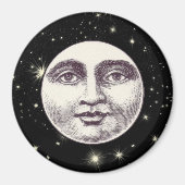 man op volle maan magneet (Voorkant)