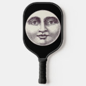  man op volle maan pickleball paddle (Achterkant)