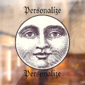  man op volle maan raamsticker (Vel 2)
