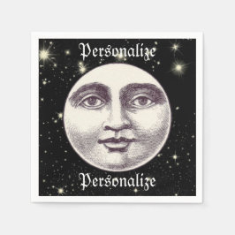  man op volle maan servet