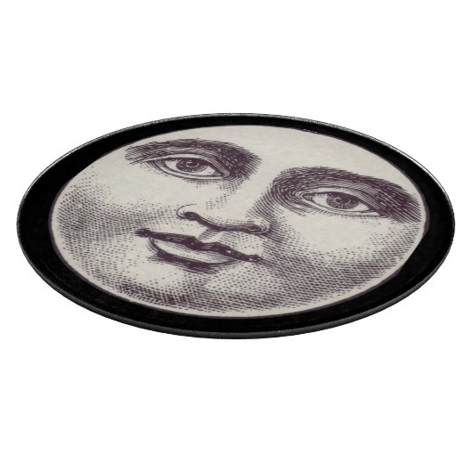  man op volle maan snijplank (Hoek)