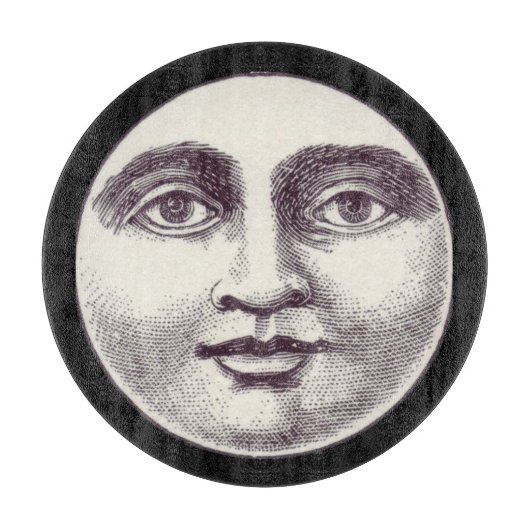  man op volle maan snijplank (Voorkant)