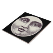 man op volle maan tegeltje (Zijkant)