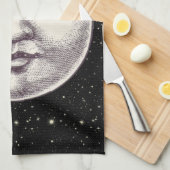  man op volle maan theedoek (Quarter Fold)