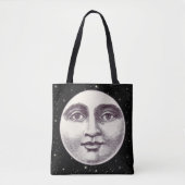 man op volle maan tote bag (Voorkant)