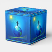 Man op Wereldbol Bedankdoosjes (Achterkant)