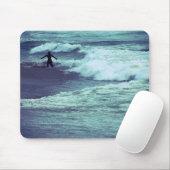 Man op Zee Waves Muismat (Met muis)