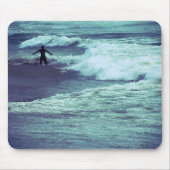 Man op Zee Waves Muismat (Voorkant)