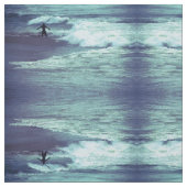 Man op Zee Waves Patroon Stof (Swatch)