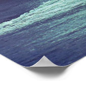 Man op Zee Waves Poster (Hoek)