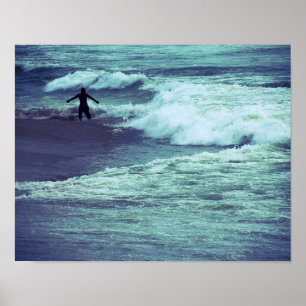 Man op Zee Waves Poster