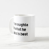 man oughta koffiemok (Voorkant links)