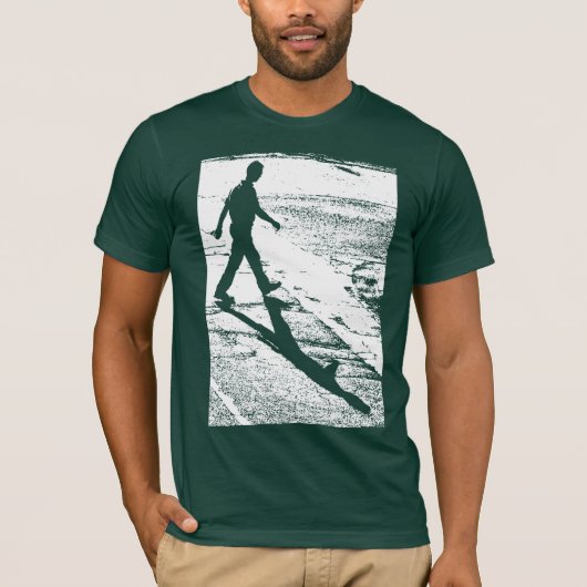 Man over de weg - Gepersonaliseerd T-shirt (Voorkant)