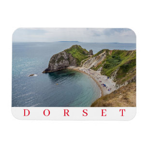 Man O'War Beach uitzicht Dorset fridge magnet Magneet