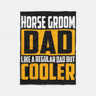 Man Paard Verzorging Vader - Als Een Gewone Vader  Fleece Deken