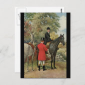  Man Paarden Paardensport Briefkaart (Voorkant / Achterkant)