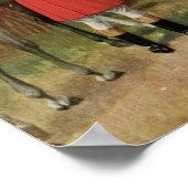  Man Paarden Paardensport Poster (Hoek)