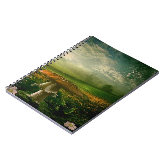 Man paddenstoel notitieboek (Linkerzijde)