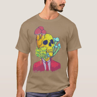Man paddenstoel t-shirt