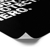 Man Papa Beschermer Held Grappig Papa Vint Poster (Hoek)